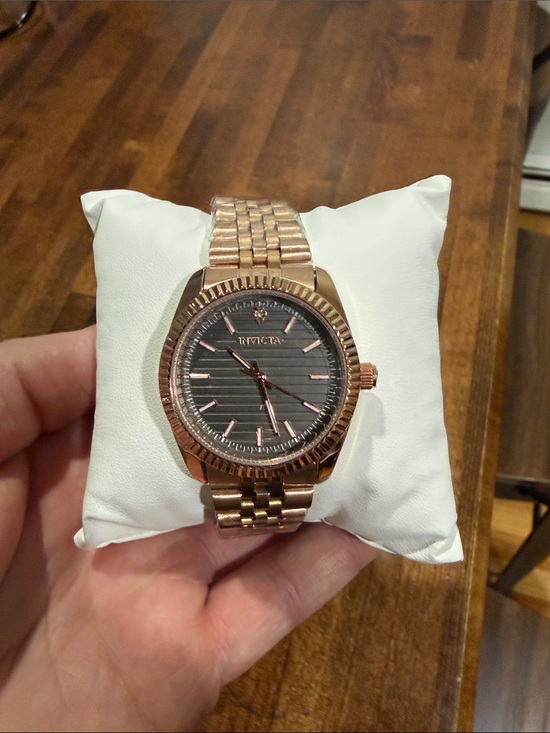 Invicta Other - Invicta Rose Gold Tone Men’s Watch with Black Dial